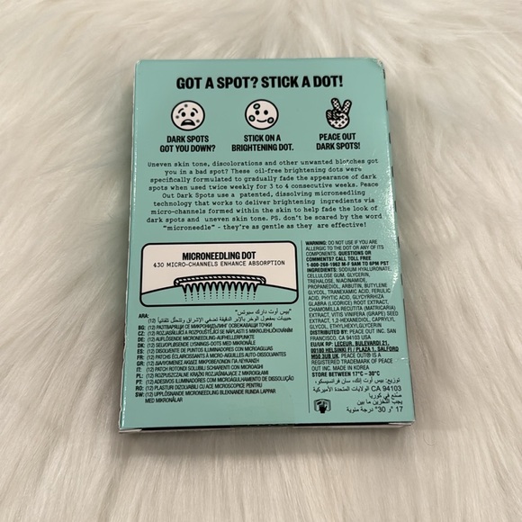 70. PEACE OUT DARK SPOTS MICRONEEDLING DOTS - Picture 3 of 3